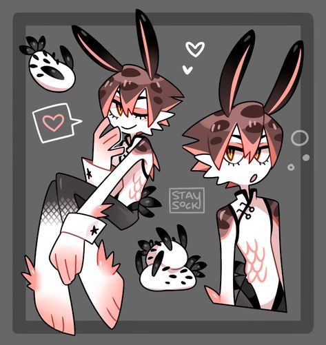 Seabunny Oc, Bunny Oc Design, Sea Bunny Oc, Cute Oc Art, Character Oc Art, Cute Ocs, Ocs Drawing, Bunny Oc, Sea Bunny