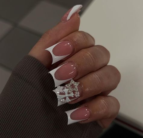 Acrylic Nail Set, Drip Nails, Short Square Acrylic Nails, Exotic Nails, Acrylic Nails Coffin Pink, Unique Acrylic Nails, Long Square Acrylic Nails, White Nail, Bling Acrylic Nails