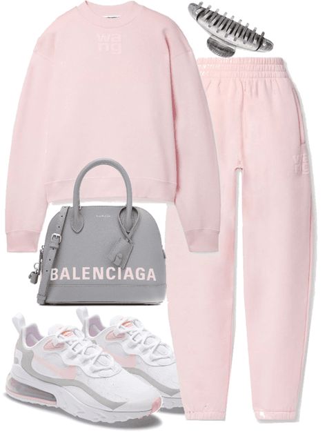 Estilo Kylie Jenner, Lazy Day Outfits, Cute Comfy Outfits, Comfy Fashion, Outfit Shoplook, Sporty Outfits, Pink Outfits, Mode Streetwear, Set Outfit