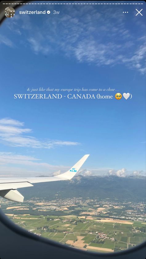 Switzerland Instagram Story, Switzerland Instagram, Ig Stories, Story Instagram, Paris Travel, Ig Story, Photo Dump, Europe Travel, Airplane View