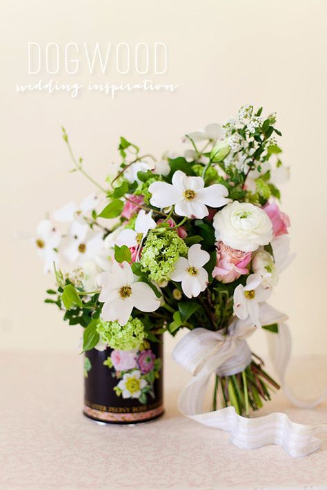 Dogwood Wedding Inspiration March Bouquet, Dogwood Wedding, Floral Centrepieces, Viburnum Opulus, Incredible Art, Dogwood Flowers, Memphis Tennessee, Floral Inspiration, Wedding Chicks