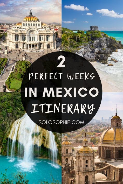 Mexico To Do List, 2 Weeks In Mexico, Mexico 2 Week Itinerary, Yucatan Mexico Itinerary, Mexico Itinerary 10 Days, Mexico Things To Do, Mexico Travel Itinerary, Travelling List, Mexico Holiday