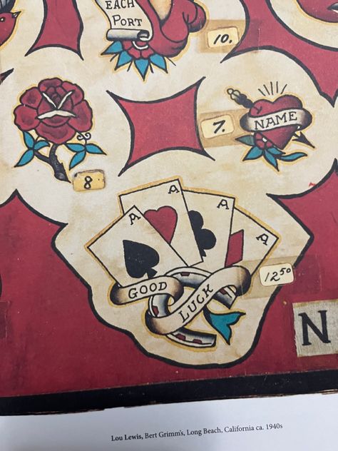 Ace Of Spades Tattoo Traditional, American Traditional Card Tattoo, Traditional Card Tattoo, Tattoo Ideas Traditional, Bert Grimm, Ace Of Spades Tattoo, Playing Card Tattoos, Cards Tattoo, Casino Tattoo