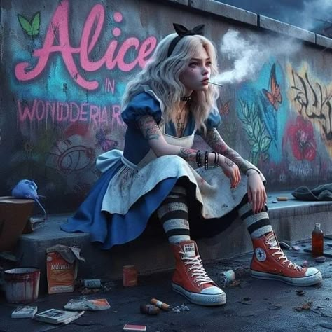 Dark Disney Art, Alice In Wonderland Artwork, Dark Alice In Wonderland, Wonderland Artwork, Wonderland Aesthetic, Alice In Wonderland Aesthetic, Alice And Wonderland, Dark Disney, Alice Madness