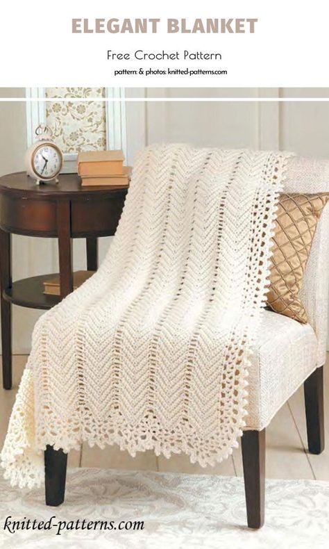 Crochet Ripple Afghan, Ripple Afghan, Beau Crochet, Diy Sy, شال كروشيه, Crocheted Blanket, Crochet Afgans, Crochet For Beginners Blanket, Crochet Blanket Afghan