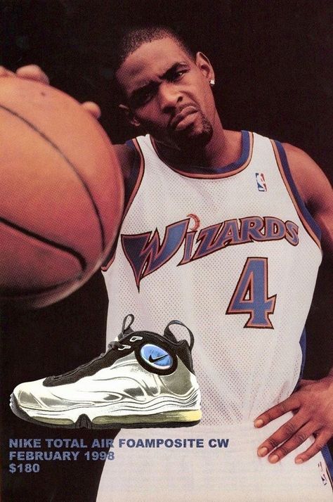 Earl Monroe, Elvin Hayes, Gus Johnson, Chris Webber, Basketball Photography, Nike Sale, Basketball Legends, Washington Wizards, Foam Posites