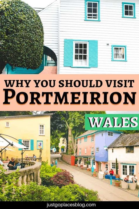 Have you ever heard of Portmeirion, Wales? Well, Lonely Planet listed Portmeirion in Wales as a top destination on its Ultimate Travelist. Stepping into Portmeirion Village in Wales, you suddenly feel in Italy or a Mediterranean country. Check out the best things to do in Portmeirion Wales: visit the Portmeirion botanic garden, shop the cutest Portmeirion pottery, go for a hike in Snowdonia National Park… #portmeirion #wales #uk #village Portmeirion Wales, Port Meirion, Portmeirion Pottery, Visit Wales, Snowdonia National Park, Italian Village, Castles In Scotland, Wales Uk, Holiday Places