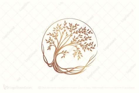 Tree Of Life Logo Design Ideas, Tree Logo Ideas, Vine Logo, Budha Art, Tree Of Life Logo, Roots Logo, Architect Logo, Persian Calligraphy Art, Go Logo