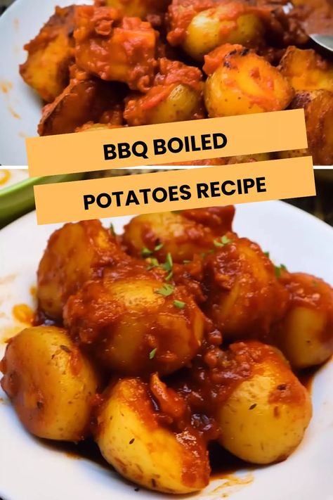 Discover flavorful BBQ boiled potatoes: a perfect blend of smoky goodness in every bite. Easy recipe for a tasty side dish!" Bbq Boiled Potatoes, Boiled Potatoes Recipe, Boiled Red Potatoes, Smoked Chili, Red Potato Recipes, Bbq Potatoes, Seasoned Potatoes, Bbq Seasoning, Stewed Potatoes