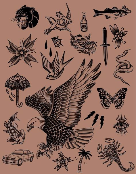 Patchy Tattoos Men, Single Needle Finger Tattoo, Forearm Tattoo Men Traditional, Patchwork Tattoo Ideas Men Leg, Tattoo Mood Board, Old School Tattoo Men Ideas Traditional Styles, Leg Tattoo Men Old School, Old School Patchwork Tattoo, Traditional Tattoo Ideas For Men