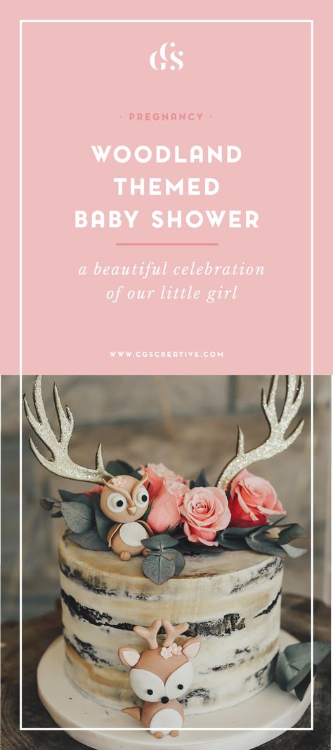 My Woodland Themed Baby Shower in celebration of our baby girl Deer Baby Shower Girl, Girl Woodland Baby Shower, Woodland Baby Girl, Woodland Theme Baby, Girl Shower Themes, Deer Baby Showers, Baby Shower Woodland Theme, Girl Baby Shower Decorations