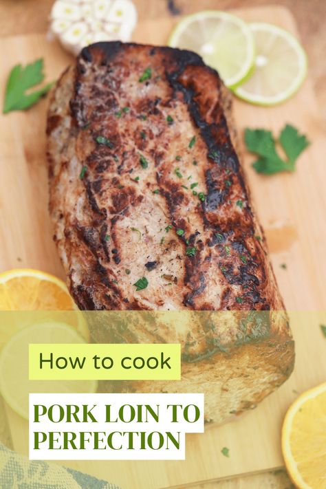 Grilling Pork Loin, Tender Pork Loin Recipes, Center Cut Pork Loin Recipes, Pork Loin Cooking Time, Slow Cooked Pork Loin, Grilled Pork Loin Recipes, Easy Pork Loin Recipes, Barbecue Pork Loin, Cooking Pork Loin