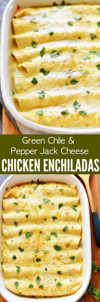 Chicken Enchiladas Green Sauce, Enchiladas Mineras, Life In The Lofthouse, Mexican Favorites, Green Chili Chicken, Dinner Favorites, Chicken Entrees, Cheese Chicken, Making Food