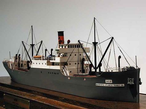 50's freight ships - Model Railroader Magazine - Model Railroading, Model Trains, Reviews, Track Plans, and Forums Model Boats Building, Put In Bay, Great Lakes Ships, Scale Model Ships, Navi A Vela, Model Ship Building, Vintage Motorcycle Posters, Merchant Marine, Best Boats