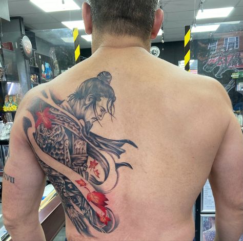 Ronin Samurai tattoo 47 Ronin Tattoo, Ronin Samurai Tattoo, Ronin Tattoo, 47 Ronin, Ronin Samurai, Samurai Tattoo, Back Tattoo