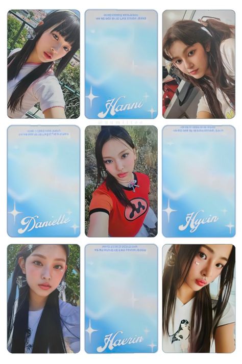 Newjeans Photocard, Photocards Template, Photocards Kpop, Pc Ideas, Photocard Template, Kpop Photocard, Lomo Card, Line Friends, Pop Up Store