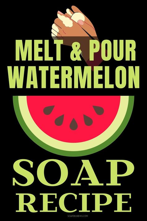 Watermelon soap recipe. Learn how to make DIY watermelon soap with no lye using melt and pour soap making bases. This fun pink, green and white watermelon soap recipe is made with cosmetic glitter and melt and pour glycerin soap. A fun summer soap making project for adults, teens and tweens. A family favorite soap making activity to craft with the kids. Easy beginner adult crafts for summertime fun. Learn how to make soap the easy way with this DIY watermelon soap making tutorial. #soaprecipe Coffee Soap Recipe, Watermelon Soap, Summer Soap, Soap Making Tutorials, How To Make Soap, Summer Party Favors, Glycerin Soap Base, Soap Tutorial, Make Soap