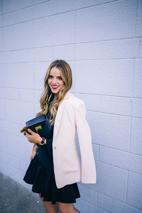 GMG Now - A Classic Blazer http://now.galmeetsglam.com/post/37813/2016/a-classic-blazer/ Blazer Over Dress Outfits, Blazer And Dress Outfit, Blazer Over Dress, Outfit For Wedding, Blazer And Dress, Ganni Dress, Extra Petite, Elizabeth James, Julia Berolzheimer