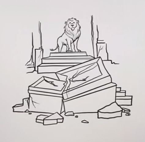 Narnia Minimalist Tattoo, Narnia Art Drawing, Narnia Easy Drawings, Aslan Narnia Drawing, Chronicles Of Narnia Drawings, Narnia Inspired Tattoos, Chronicles Of Narnia Tattoo Ideas, Narnia Doodles, Aslan Narnia Tattoo