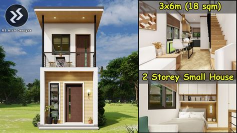 Small House Design 2 Storey, Small House 2 Storey Design, Small 3 Storey House Design, Small 2 Storey House Design, 2 Storey Small House Design, Small 2 Storey House, 2 Storey Small House, House Plans 2 Storey, 3 Storey House Design