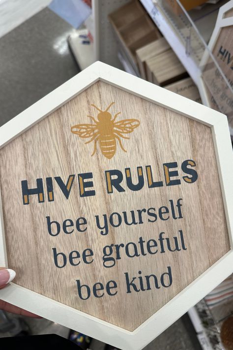 bee quotes, target finds, bullseye section Bumble Bee Party, Bee Quotes, Bee Party, House Decorations, Bee Decor, Target Finds, New Sign, Home Accessory, Bumble Bee