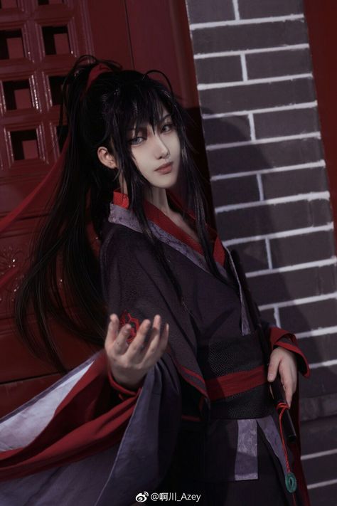 Wei Wuxian Cosplay Makeup, Mdzs Cosplay, Wei Wuxian Cosplay, Cosplay Boy, Asian Cosplay, Mo Dao Zu Shi, Real Anime, Cosplay Characters, Amazing Cosplay