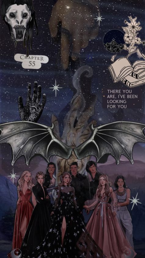 #acotar #acourtofthronesandroses Acotar Chapter 55, Chapter 55, Look At The Stars, Fan Book, Book Characters, Fan Art, Stars, Books, Art