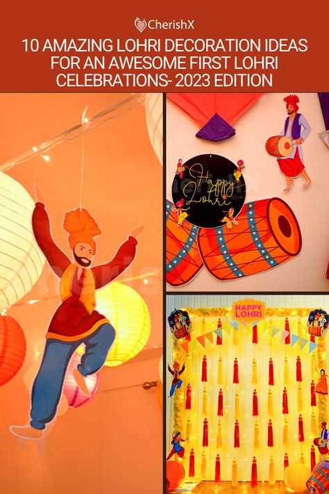 To glorify the occasion of Lohri with enthusiasm and eagerness with your loved ones, check out some ideas to embellish your house for the Lohri festival. And to top it up, here are some enjoyable Lohri decoration ideas that you must implement at your home this year. Tap the image for link or visit: https://blog.cherishx.com/vibrant-and-unique-lohri-decoration-for-your-first-lohri-celebration/ Lohri Decoration Ideas, Lohri Decoration, Lohri Festival, Babymoon Photos, Happy Lohri, Holidays Around The World, Display Board, Diwali Decorations, Chandigarh