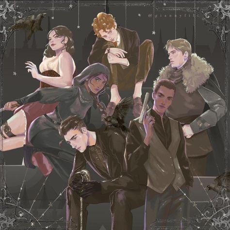 See a recent post on Tumblr from @genya-ruination-safin about kanej. Discover more posts about the crows, crooked kingdom, six of crows, jesper fahey, kaz x inej, inej ghafa, and kanej. Sydney Mack, Six Of Crows Characters, Crow Books, Crooked Kingdom, Crow Art, The Grisha Trilogy, Six Of Crows, Book Memes, Fan Book