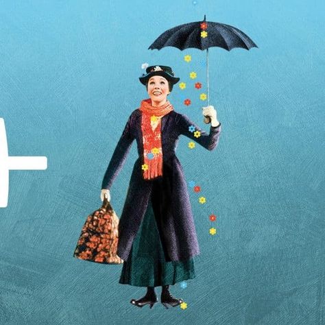 Mary Poppins Aesthetic, Mary Poppins Art, Mary Poppins Poster, Julie Andrews Mary Poppins, Disney Mary Poppins, Mary Poppins Movie, New Tv Shows, Mary Poppins 1964, Trio Costumes