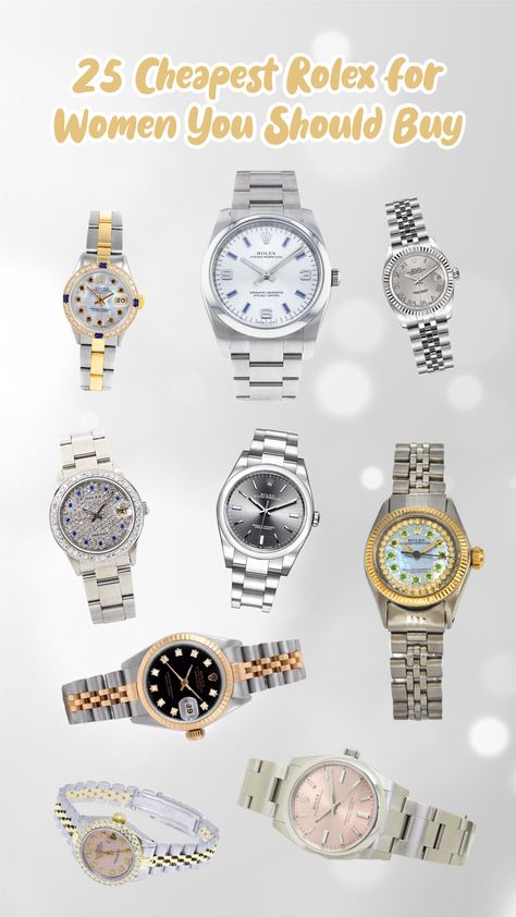 Women's Rolex Watches, Classy Women Watches, Womens Rolex Watches Datejust, Must Have Watches Women, Big Watches For Women, Women’s Rolex Watches, Rolex Watches Women Classy, Latest Watches For Women, Women Rolex Watches