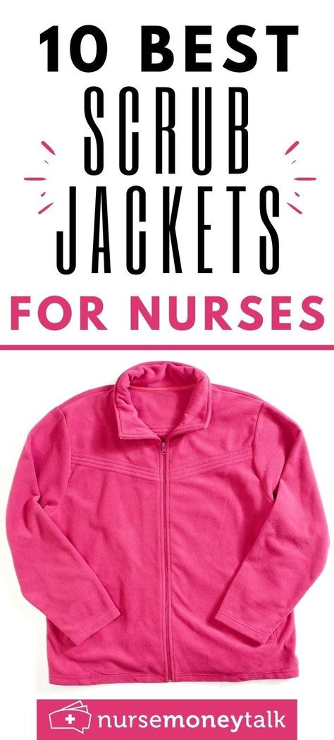 Need a scrub jacket? Here are 10 of the best scrub jackets for nurses! #nursegear #nurseproducts #nursescrubs Scrub Jacket Outfits, Work Scrubs Outfit, Best Scrubs Uniform For Women, How To Style Scrubs, Cute Nursing Outfits Scrubs, Winter Scrubs Outfit, Cute Scrubs Outfits, Long Term Care Nursing, Scrub Outfits