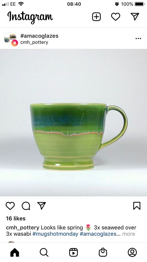 Amaco Wasabi Glaze Combinations, Amaco Green Glaze Combinations, Wasabi Glaze Combinations, Amaco Seaweed Glaze Combinations, Green Glaze Combinations, Amaco Underglaze, Glaze Layering, Coil Pottery, Glaze Combinations