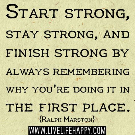 Start strong, stay strong, and finish strong by always rem… | Flickr Finish Strong Quotes, Live Life Happy, Finish Strong, Basketball Quotes, Strong Quotes, Stay Strong, A Quote, Always Remember, A Sign