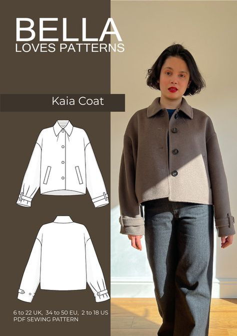 Coat Sewing Pattern, Coat Sewing, Womens Dress Tops, Coat Pattern Sewing, The Fold Line, Sewing Bee, 2024 Style, Jacket Pattern Sewing, Pattern Brands