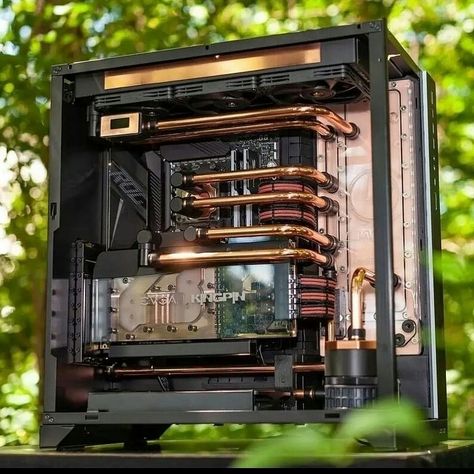 Gaming PC top notch. Custom Computer Case, Diy Pc, Build A Pc, Gaming Pc Build, Computer Build, Pc System, Custom Computer, Pc Gaming Setup, Best Pc