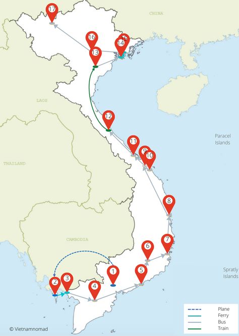 This is a detailed guide to the 1 month Vietnam itinerary. The article includes detailed information on maps, routes, and costs for 1 month in Vietnam. Vietnam Itinerary, 1 Month, Girls Trip, The 3, 3 Weeks, Vietnam, Thing 1, Map