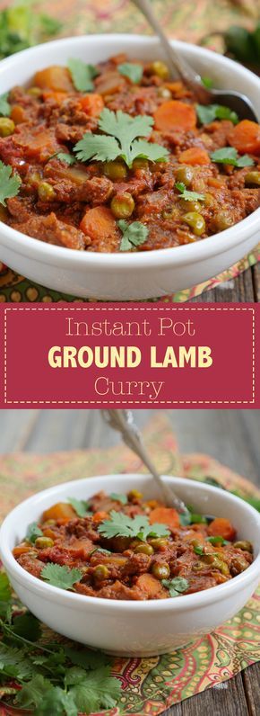 Ground Lamb Curry, Ground Lamb Recipes, Good Recipe, Lamb Curry, Lamb Dishes, Chilli Recipes, Ground Lamb, Paleo Lunch, Instant Recipes