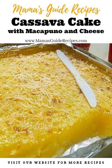 Cassava Cake With Macapuno, Macapuno Recipe, Cassava Cake Recipe Filipino, Island Desserts, Casava Cake Recipe, Cassava Cake Recipe, Filipino Desert, Cassava Recipes, Filipino Kakanin