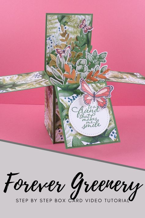 Pop Up Flower Cards, Gift Card Presentation, Box Cards Tutorial, House Gift Box, Tarjetas Pop Up, Pop Up Box, Gatefold Cards, Pop Up Box Cards, Box Cards