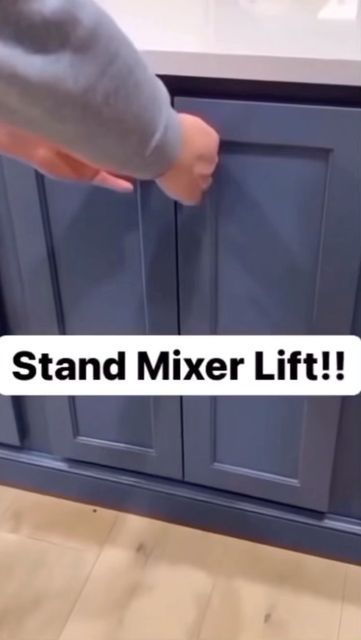 Glam HomeDesign on Instagram: "Stand mixer lift! You can find it on Amazon, Bed Bath and Beyond… . . . . . . . Credit: @mdecors.in #kitchendesign#kitchenremodel#kitchenisland#kitchen#kitchenrenovation#kitcheninspiration#kitcheninspo#kitchenideas#bebefameh#interiorinspiration#renovation#homerenovation#renovations#cabinet" Stand Mixer Cabinet Lift, Mixer Cabinet, Mixer Lift, Stand Mixer, Find It, Kitchen Remodel, Bed Bath, Kitchen Design, Bed Bath And Beyond