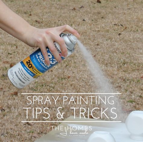 Spray Paint Tips, Spray Paint Techniques, Painting Tips And Tricks, Best Spray Paint, Spray Paint Furniture, Spray Paint Projects, Radio Silence, Diy Spray Paint, Painting Wood Furniture