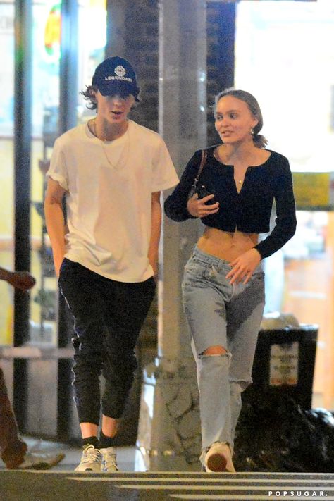 Lily Rose Depp Style, Vinnie Hacker, Paparazzi Photos, Famous Couples, Lily Rose Depp, Looks Street Style, Photo Couple, Lily Rose, Couple Outfits