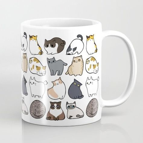 If you're thinking about ways you can ditch your friends for a good cuppa and reruns of Judge Judy, this might be the post for you. Random Cat, Logo Dog, Cat Meow, Kitty Stuff, Kitten Lover, Kawaii Stuff, Cat Garden, Cat Coffee Mug, Cute Coffee Mugs