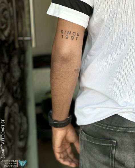 S I N C E 1 9 9 7 Best ideas for next level TATTOO 🤩 DM us and Book your appointment now!! . . #articlegoainktattoo #tattooideas #birthdate #tattoo #tattooartist #goa Birthdate Tattoo Ideas, Next Level Tattoo, Birthdate Tattoo, Number Tattoo, Number Tattoos, Book Your Appointment, Best Ideas, Goa, Ink Tattoo