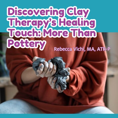 Learn more about clay therapy in this blog post by Rebecca Vichi, MA, ATR-P!

Read more of this blog post on our website https://bit.ly/44RErHP Clay Therapy Activities, Art Therapy Clay, Clay Art Therapy, Clay Therapy, Emotional Expression, Guided Imagery, Healing Touch, School Psychologist, Emotional Awareness