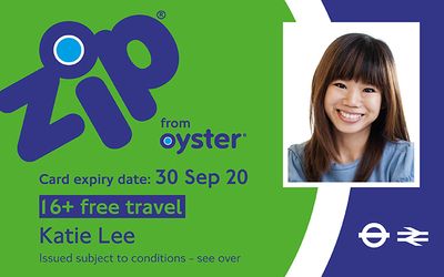 16+ Zip Oyster photocard - Transport for London Mental Maths Worksheets, Diy Travel Bag, Oyster Card, Further Education, London Baby, Graphic Ideas, Credit Card Statement, London Transport, Education College