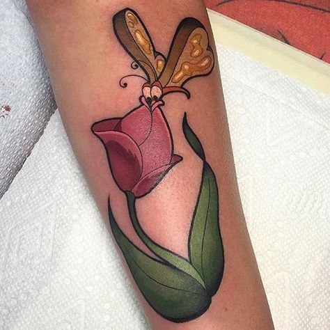 Bread And Butterfly, Disney Thigh Tattoo, Disney Inspired Tattoo, Matching Disney Tattoos, Alice And Wonderland Tattoos, Be Brave Tattoo, Alice In Wonderland Flowers, Disney Princess Tattoo, Wonderland Tattoo