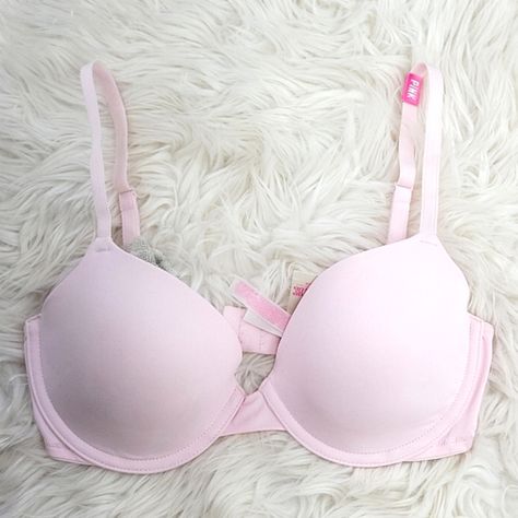 Pink Victoria's Secret Pink Wear Everwhere Demi Bra In Excellent New Condition There Are No Visible Flaws 87% Polyamide 13% Elastane Victoria's Secret Bra, Victoria’s Secret Pink, Bras Pink, Mermaid Pearl, Pink Bras, Obx Dr, Push Up Strapless Bra, Vs Pink Bras, Victoria Secret Pink Bras