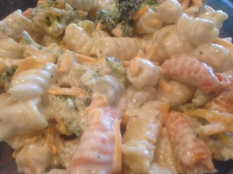 Broccoli Cheddar Pasta Salad, Cheddar Pasta Salad, Pasta Salad Creamy, Broccoli Cheddar Pasta, Cheddar Pasta, Broccoli Pasta Salads, Italian Stallion, Creamy Dressing, Recipe Page